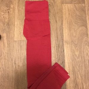Gymshark seamless leggings originals beet red